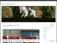 Tablet Screenshot of islandponyclub.com